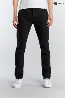 Черный - Темные выбеленные джинсы узкого кроя Pretty Green Erwood (C91825) | €133