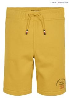 Tommy Hilfiger Yellow Logo Sweat Shorts (C91830) | AED207 - AED233