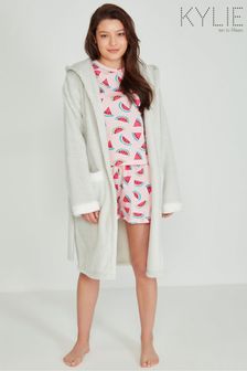 Kylie Teen Grey Panda Dressing Gown (C92092) | €33
