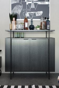 Dorel Home Black Europe Wainwright Bar Cabinet (C92345) | kr2,466