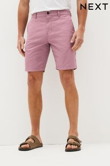 Pink Slim Stretch Chino Shorts (C92389) | €11