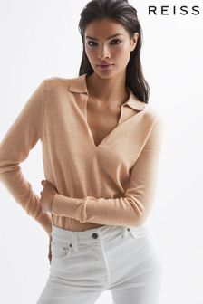 Reiss Nude Candise Collared Knitted Jumper (C92502) | 132 €