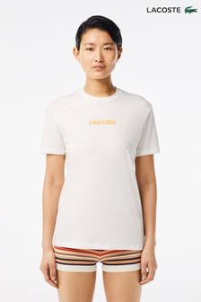 Женская футболка с логотипом на груди Lacoste (C92524) | €93