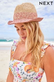 Pink Ombre Trilby Hat (C92583) | €22
