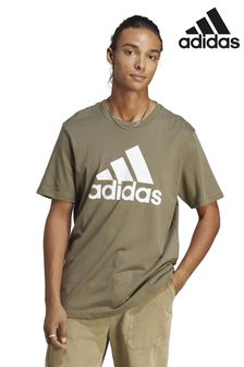 Grün - Adidas Mens Single Jersey T-shirt (C93007) | 31 €