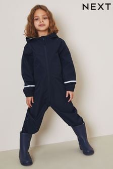 Navy Blue Waterproof Puddlesuit (12mths-10yrs) (C93210) | €26 - €32