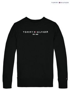 Tommy Hilfiger Essential Sweatshirt, Schwarz (C93217) | 62 € - 78 €