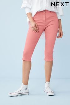 Розовый - Укороченные джинсы для езды на велосипеде (C93231) | €12