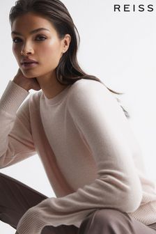 Reiss Blush Audrey Crew Neck Knitted Jumper (C93437) | AED706