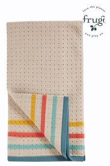 Frugi Grey Cosy Cellular Blanket (C93514) | $90
