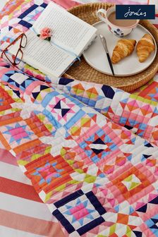 Joules Pink Patchwork Quilted Bedspread (C93518) | 202 €