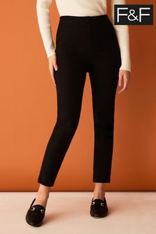 F&F Bengaline Skinny Black Trousers (C93805) | €17.50