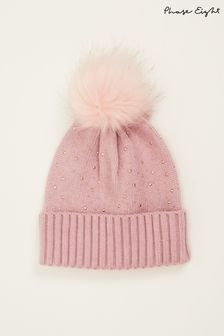 Phase Eight Pink Sparkle Bobble Hat (C94662) | 27 €