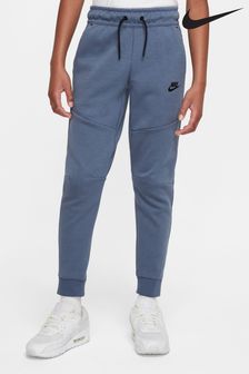 Niebieski - Spodnie do biegania z polaru Nike Tech (C94792) | 440 zł