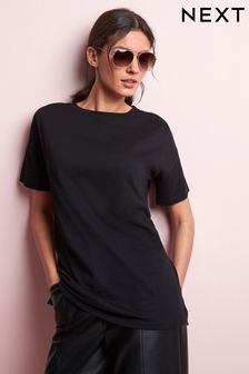Black Oversized T-Shirt (C94821) | 39 SAR