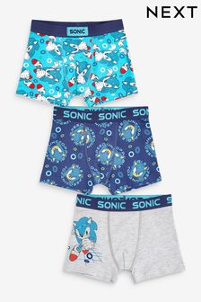  (C94829) | NT$580 - NT$710 Sonic藍色 - 四角褲 3 件組 (3-16歲)