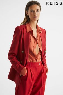 Reiss Red Lola Double Breasted Blazer (C94967) | €469