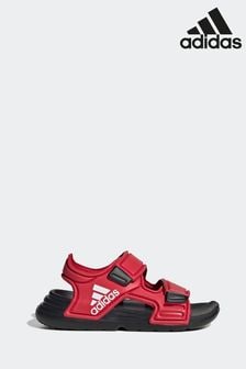 adidas Red Sandals (C95129) | $37