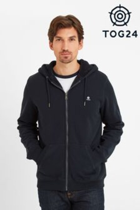 Tog 24 Mens Blue Timble Sherpa Lined Hoodie (C95182) | 74 €