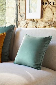 Teal Blue 43 x 43cm Matte Velvet Cushion (C95185) | $11