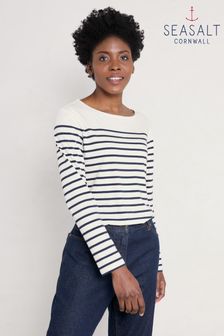Seasalt Cornwall Natural Striped Sailor Shirt (C95247) | 45 €