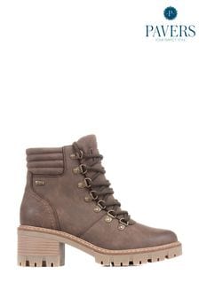 Pavers Relife by Pavers Block Heeled Brown Ankle Boots (C95358) | 89 €