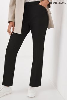 Jd Williams Magisculpt Black Straight Leg Trousers – Lungime scurtă (C95696) | 221 LEI