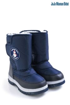 JoJo Maman Bébé Blue Cosy Snow Boots (C95982) | €15