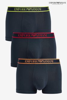 Marineblau/Marineblau/Marineblau - Emporio Armani Unterhosen im 3er-Pack (C96000) | 57 €