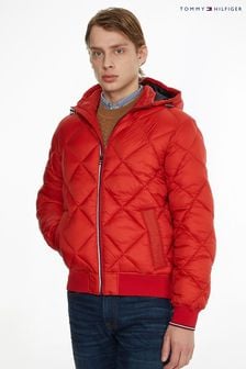 Tommy Hilfiger Red Diamond Quilted Jacket (C96315) | €154