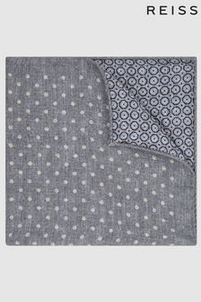 Reiss Twinkle Reversible Silk Pocket Square (C96389) | kr700