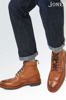 Jones Bootmaker Baker Street Goodyear Welt Black Ankle Boots (C96549) | $395