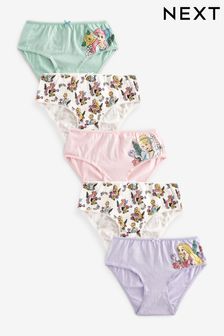 Multi Disney Princess Briefs 5 Pack (1.5-10yrs) (C96599) | €14 - €16