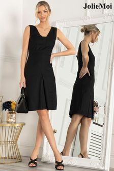 Jolie Moi Black Cressida Shift Dress (C96604) | €43