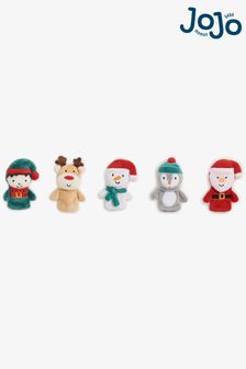 JoJo Maman Bébé Red Christmas Finger Puppets (C96951) | €27.50