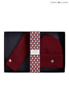 Tommy Hilfiger Red Elevated Gloves Giftpack (C96983) | 284 zł