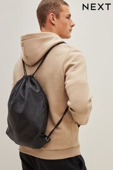 Black Drawstring Bag (C97037) | $12