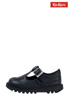 Kickers T-Bar Black Shoes (C97308) | ₪ 233