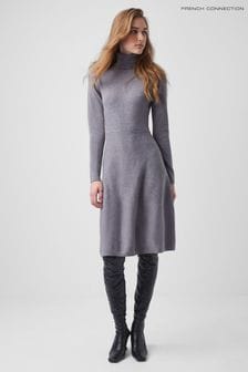 French Connection Grey Babysoft A-Line Dress (C97548) | €47.50