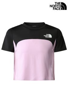 Пурпурная футболка с рукавами-рубашками на рукавах для девочек The North Face Mountain Athletics (C97711) | €19