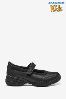 Skechers Black Velocity Pouty School Kids Shoes (C97981) | ￥7,050