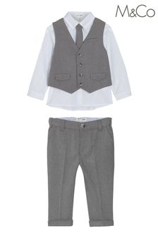 M&Co Grey Shirt And Trousers Outfit Set (C98503) | 34 €