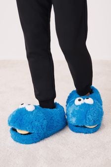 Blue Cookie Monster Novelty Slippers (C98507) | KRW41,800