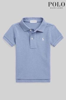 Albastru - Tricou polo cu logo Polo Ralph Lauren Bebeluși (C98986) | 394 LEI