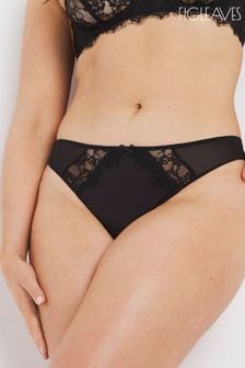 Figleaves Black Pulse Lace Thong (C99850) | €8