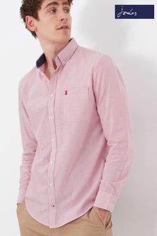 Joules Pink Classic Fit Coloured Oxford Shirt (C99855) | 60 €
