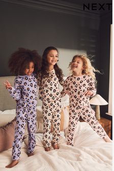 Pink/Blue/Cream Animal Print Jogger Pyjamas 3 Pack (3-16yrs) (C99968) | €28 - €37