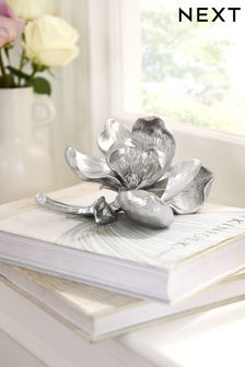 Silver Decorative Flower Ornament (D00004) | $28
