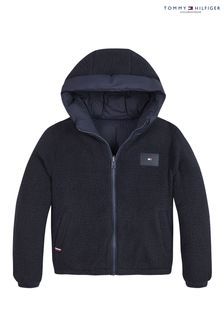 Tommy Hilfiger Blue Reversible Sherpa Jacket (D00122) | kr1 840 - kr2 123