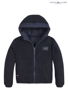 Tommy Hilfiger Blue Reversible Sherpa Jacket (D00122) | €61 - €72